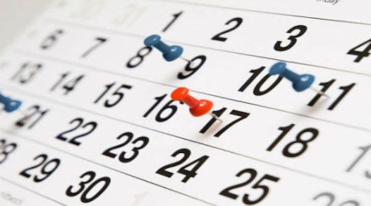 Datas de presentacións e matrícula de setembro