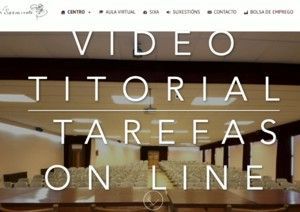 Vídeo titorial tarefas online